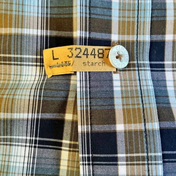 Cinch Shirt Button-Down Men’s XXLarge Long Sleeve Western Plaid Big and Tall - Picture 6 of 7